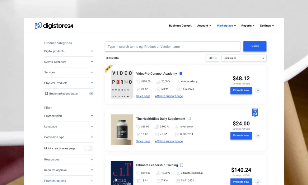 Affiliates Digistore24