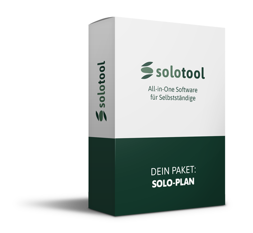 Solotool · Software mit Fokus-Modus für Selbstständige