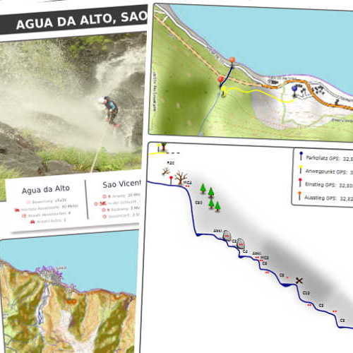 Canyoning Topo Madeira