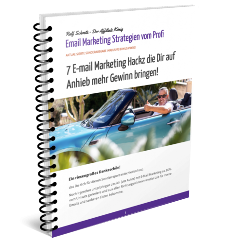 Ralf Schmitz, Affiliate Marketing starten, Email Marketing Hacks