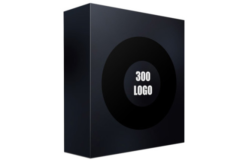 300 plantillas de logotipos: PSD/JPG