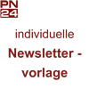 individuelle Newslettervorlage