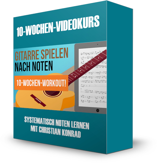 Gitarre spielen nach Noten Produktbild
