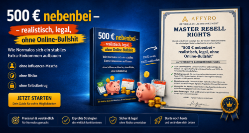 MRR Lizenz 500 € nebenbei · Business in a Box
