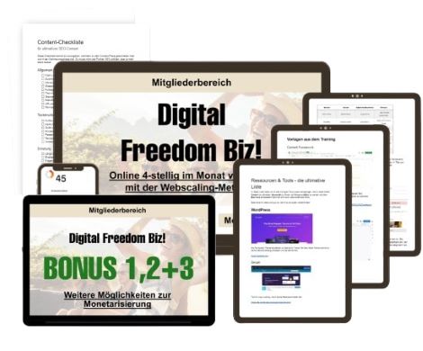 Digital Freedom Biz! · Bau dein Freiheitsbusiness