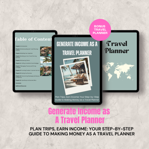 Generate Income as A Travel Planner
