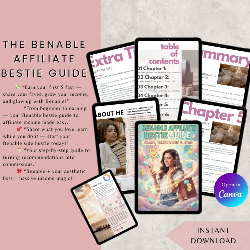 Benable Affiliate Bestie Guide-Earn Commissions on Benable