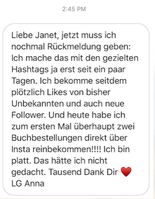 Feedback von Anna