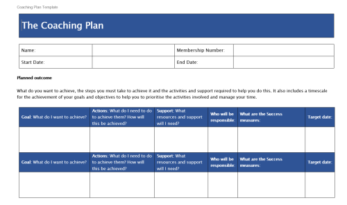 Coaching and Mentoring Templates for Professionals