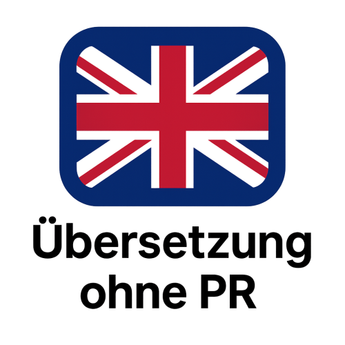 Fachübersetzung Deutsch zu Englisch