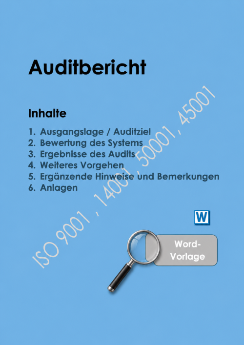Auditbericht-Template für ISO-Managementsysteme
