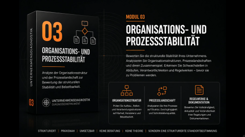 Modul 3 · Organisations- und Prozessstabilität
