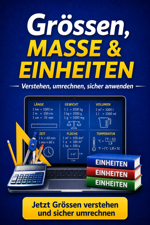 Grössen, Masse und Einheiten für Lehrlinge und Azubis