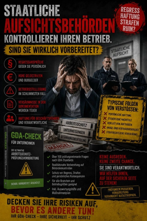 Die Arbeitsschutzfalle · bereit für jede Prüfung