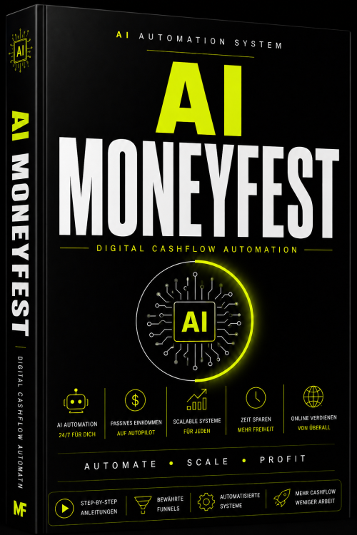 AI MONEYFEST · KI baut deine Produkte, du baust dein Leben