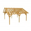 Doppel-Carport-Satteldach 11