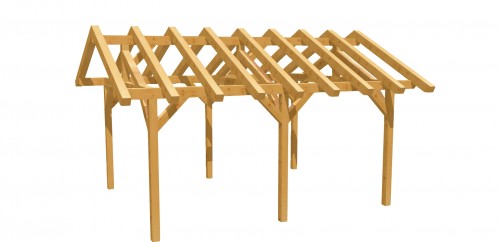 Carport-Satteldach 15