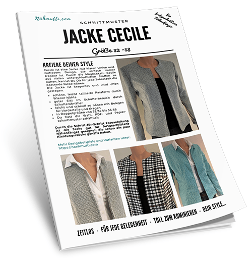 Schnittmuster Jacke Cecile